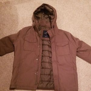 American Eagle Military Green Winter Coat XL